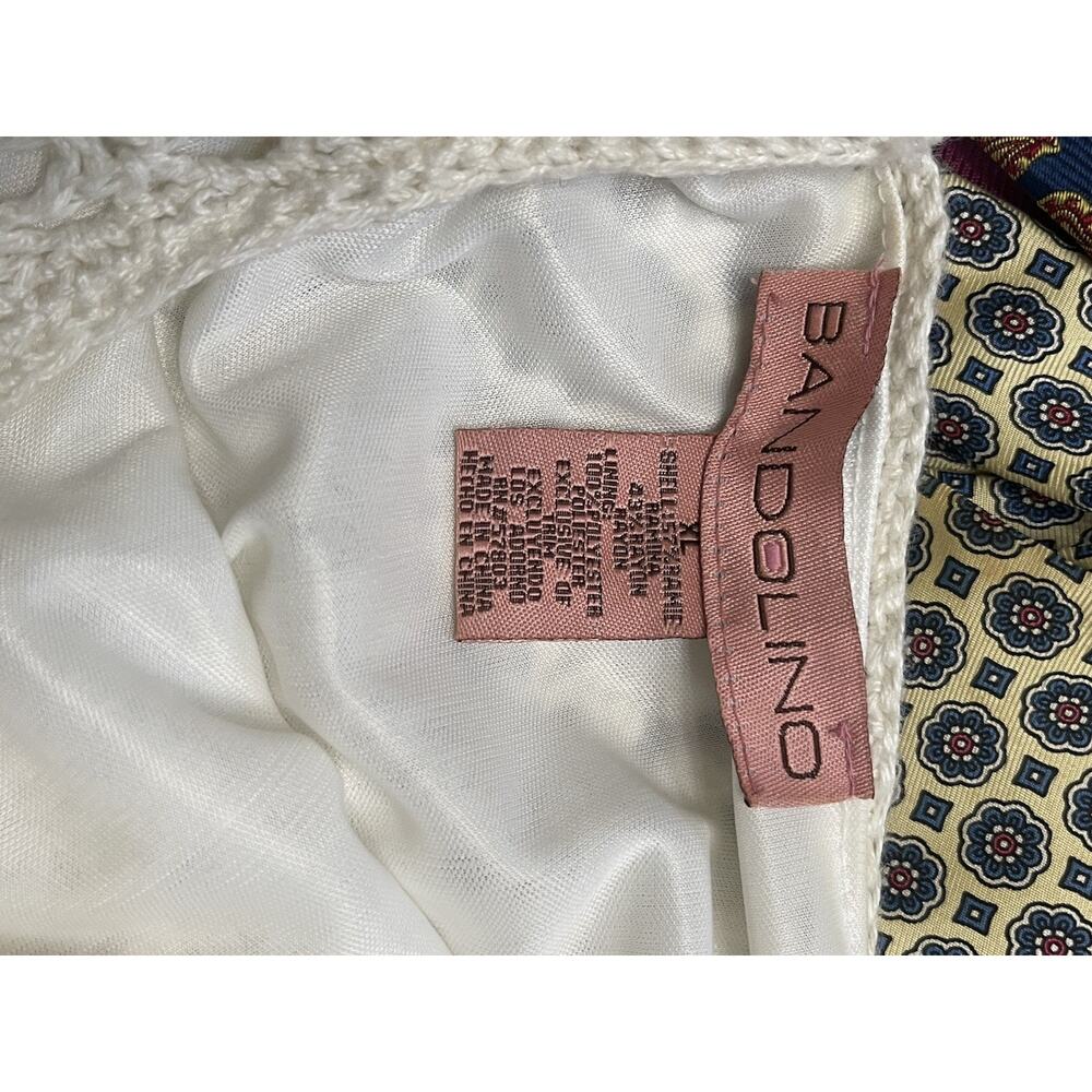Vintage Bandolino Y2K Mermaid Boho Crochet Matching Skirt Set-Top XL, bottoms L - Picture 4 of 13